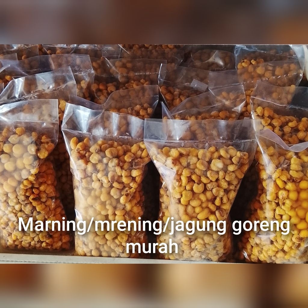 

Marning jagung goreng murah mrening camilan kering