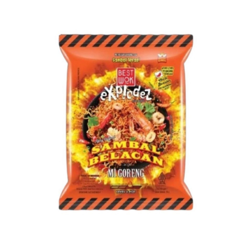 

[ 5 Pcs ] Best Wok Mie Goreng 75gr / Sambal Balacan / Thai Chili Lime / Hot & Spicy