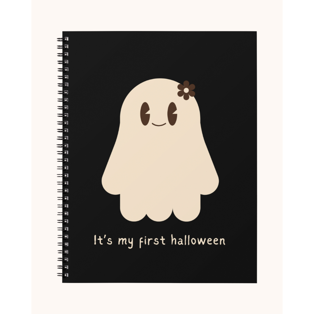 

Notebook Reflektif A5 Spiral – 50 Halaman Hitam Putih | HVS 80gsm & 100gsm – It’s My First Halloween