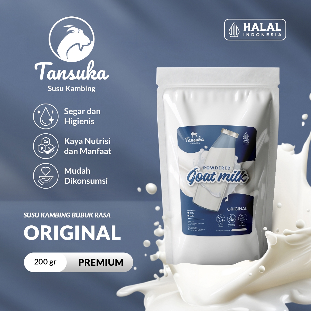 

Tansuka Susu Kambing Etawa Premium 200g Rasa Original - Mengendalikan Kadar Kolestrol