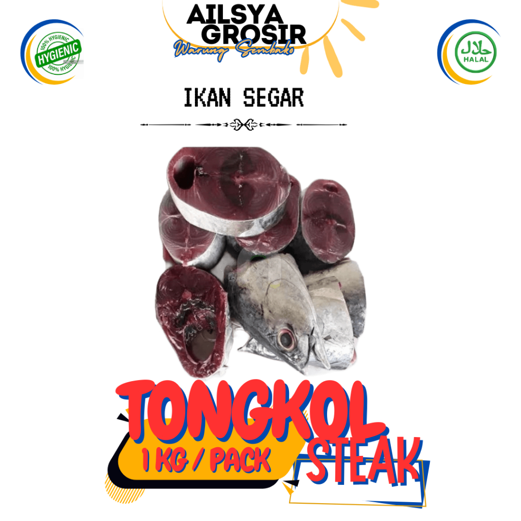 

[STEAK] Ikan Tongkol Tuna Cakalang Potong Steak - Ikan Laut Fresh 1 Kg