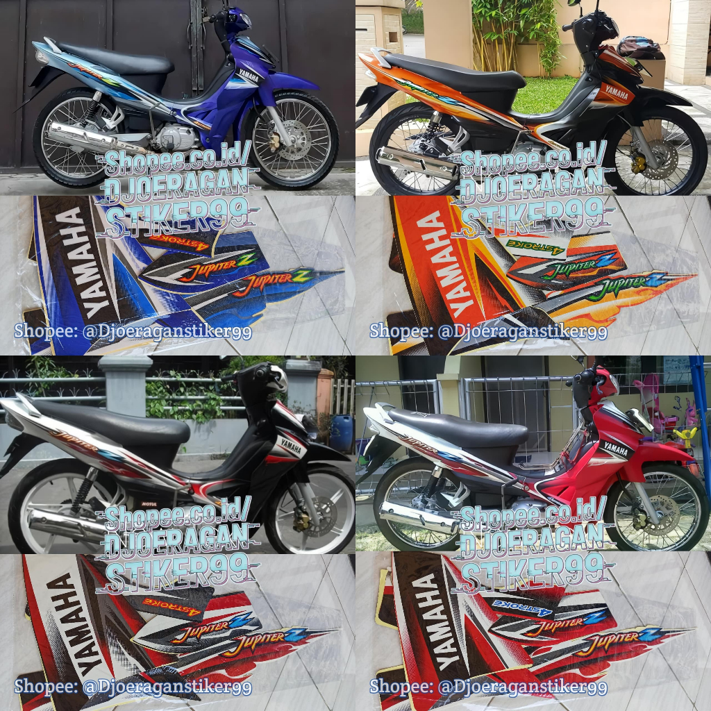 Striping Jupiter Z 2005 Stiker Sticker Lis Motor Yamaha Jupiter Z 2005