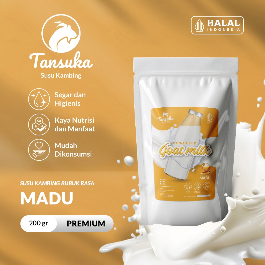 

Tansuka Susu Kambing Etawa Premium 200g Rasa Madu
