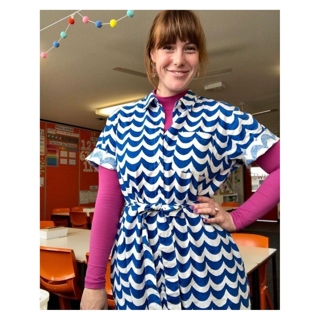 Marimeko x Uniqlo shirt dress