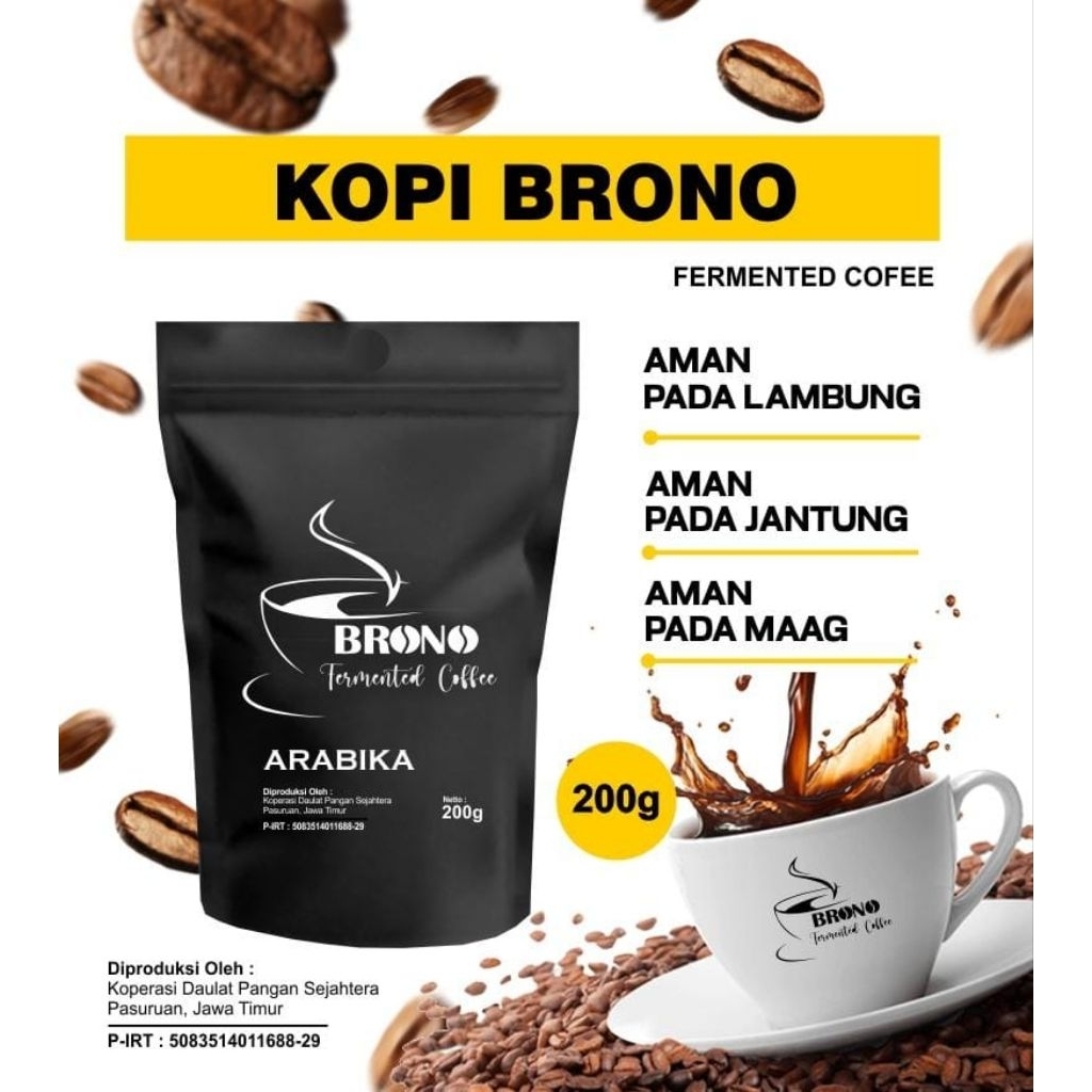 

Kopi Brono Probiotik Fermentasi Alami Rasa Premium