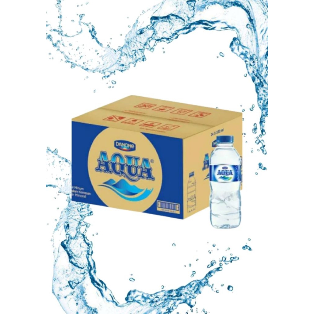 

AQUA Air Botol 330 ml ( 1 dos isi 24 botol )