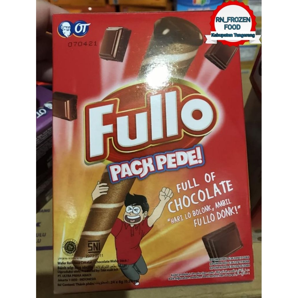 

FULLO WAFER ROLL CHOCOLATE 8gr | 1 BOX ISI 24's