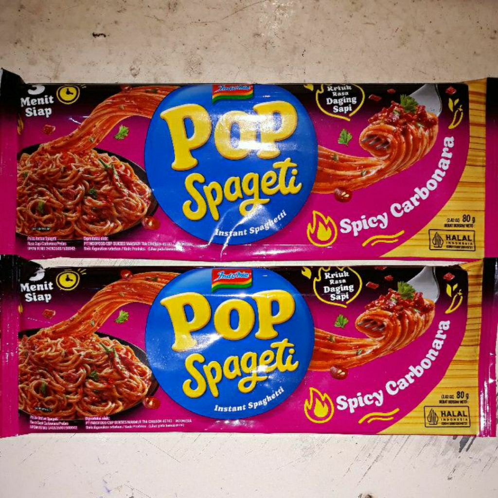 

Indomie pop spageti spicy carbonara 80 gram