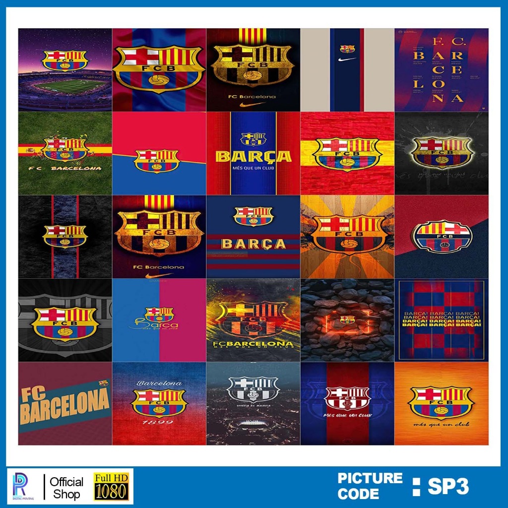 

STIKER BARCELONA , STICKER BARCELONA , PAKET STIKER BARCELONA PER 25 PCS , KODE SP3