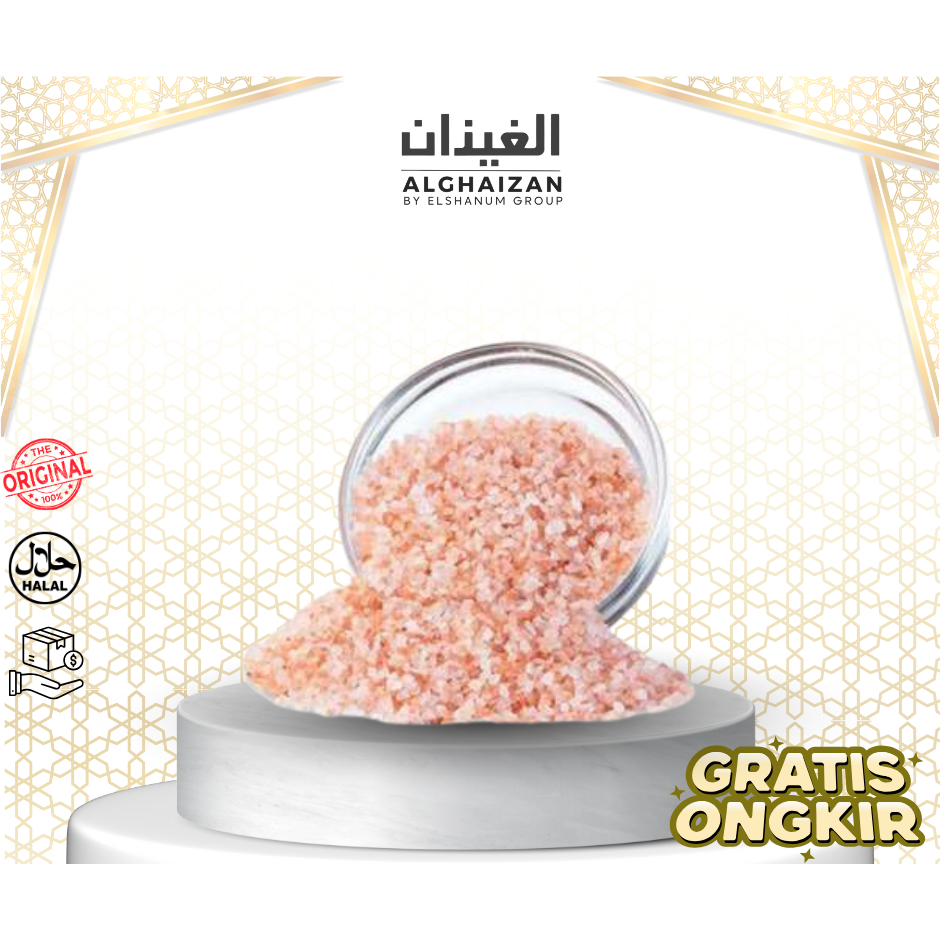 

himalayan salt crystal 500grm/ Himalayan Salt Pink / Garam Pink Salt / alhaizan ghaizan pusat