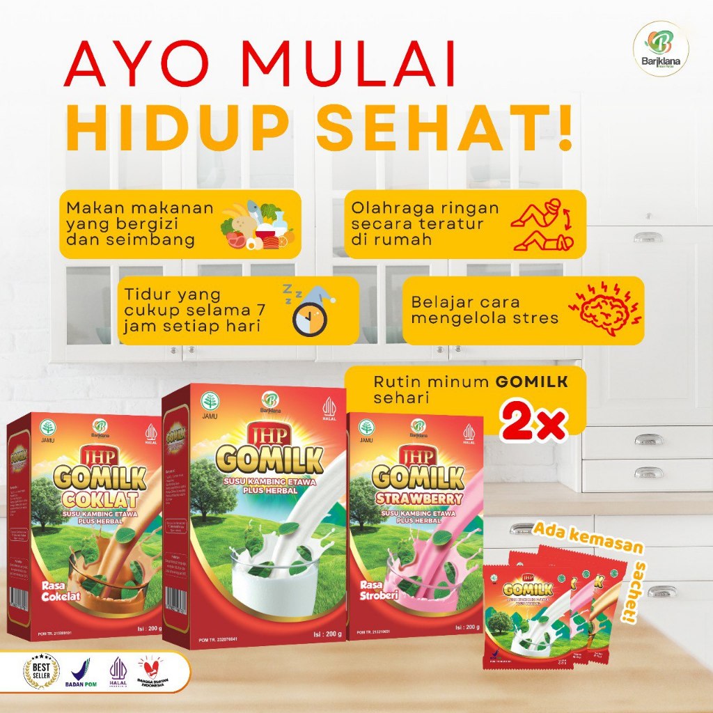 

(Promo 8.8 Free Hadiah) Paket Reseller 100 Box Gomilk Susu Kambing Etawa plus Herbal