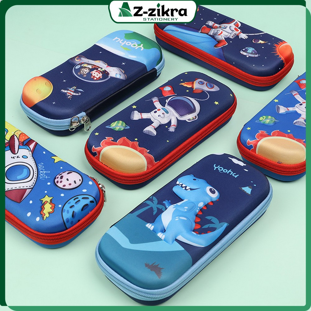 

EC Tempat Penyimpanan Alat Tulis Anti Air Kotak Pensil 3D Karakter Timbul Tempat Pensil Anak Sekolah TK Az Zikra Stationery A39