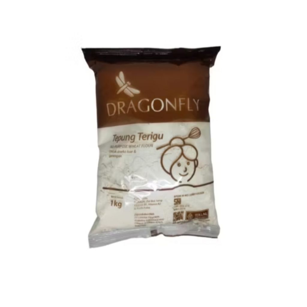 

TEPUNG TERIGU DRAGONFLY / TEPUNG DRAGONFLY KEMASAN 1KG