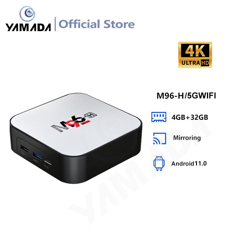 Android tv box M96-H digital lokal 4K HD Tv Box Ram 4gb Rom 32gb Android 11.0 Smart Box wifi Tv Box