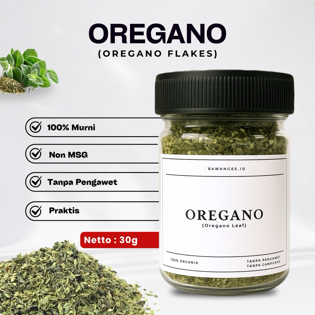 

Daun Oregano Kering - Dried Oregano Leaves 30g
