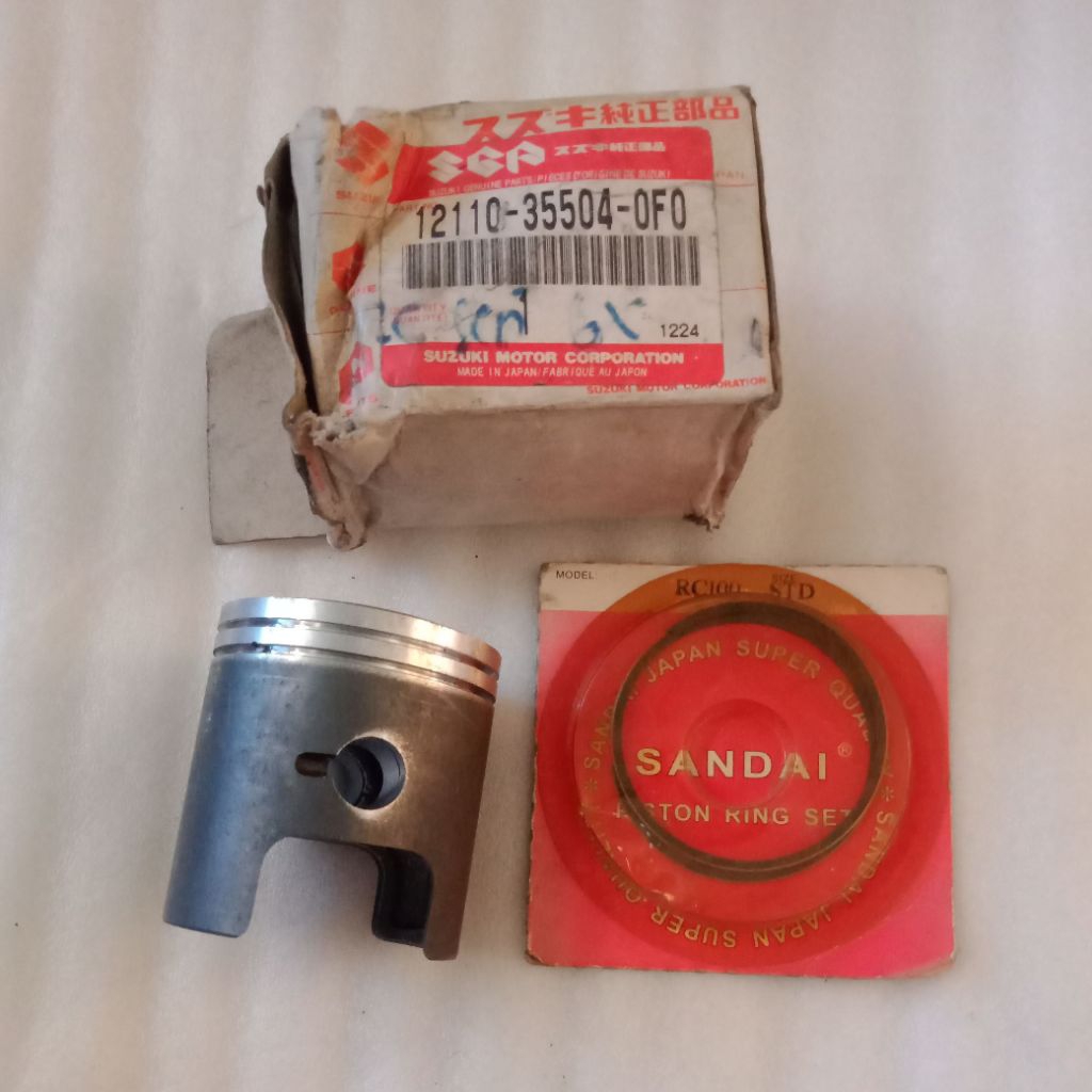 piston seher ring piston rc 100 rc100 os std/0 original SGP japan nos
