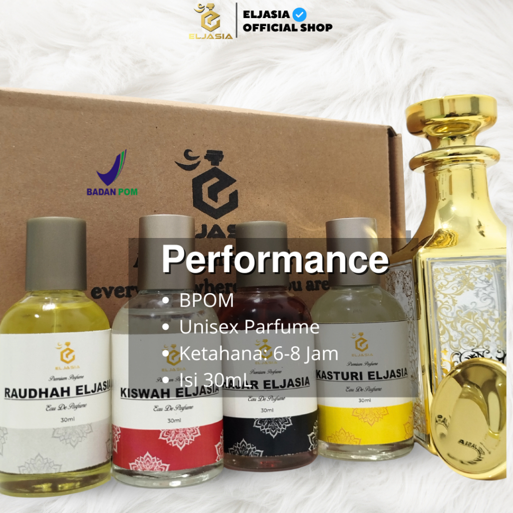 Eljasia Bundling 4 Parfum Ibadah Eljasia - Kasturi Kiswah Raudah Hajar Aswad 30Ml - Unisex Tbk