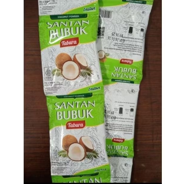 

Santan bubuk TABURA renteng isi 10 sachet @13gr