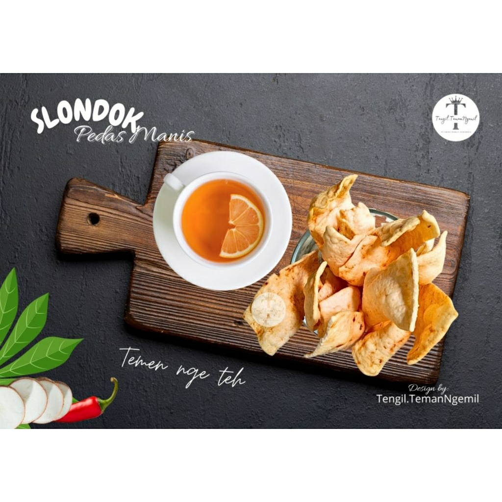 

200 gram Selondok Slondok Pedas Manis Gurih Siap Santap Tengil.TemanNgemil