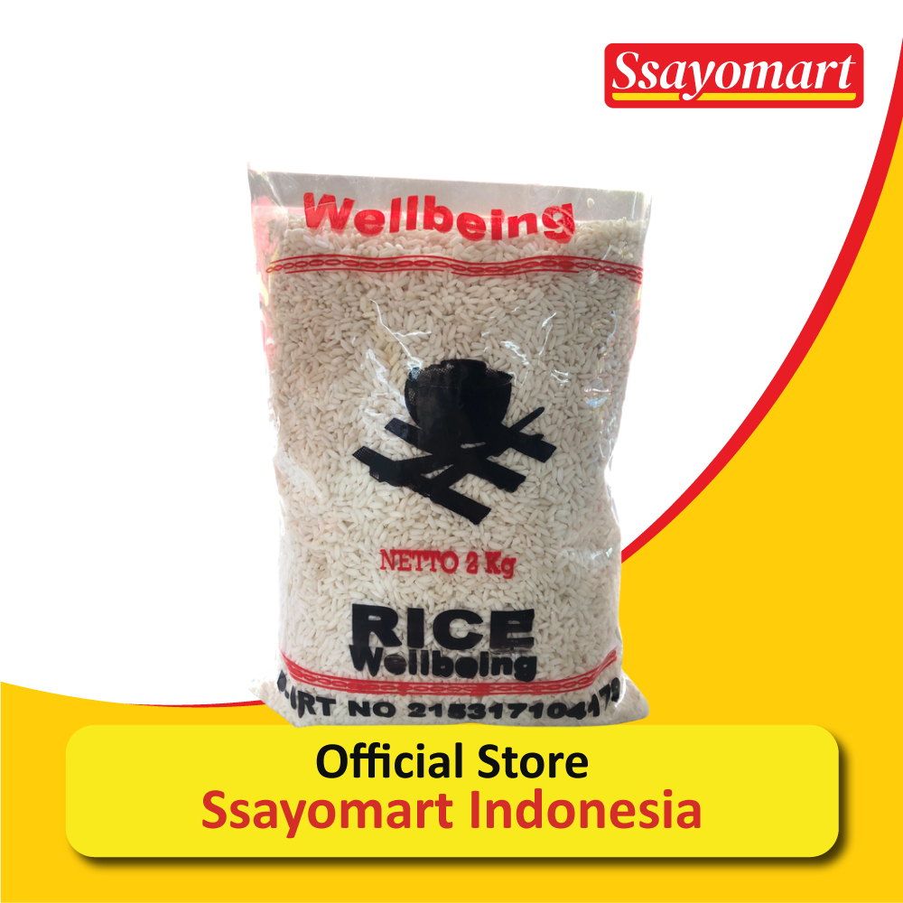 

WELLBEING Beras Ketan Putih 2kg / Beras Ketan Pulen