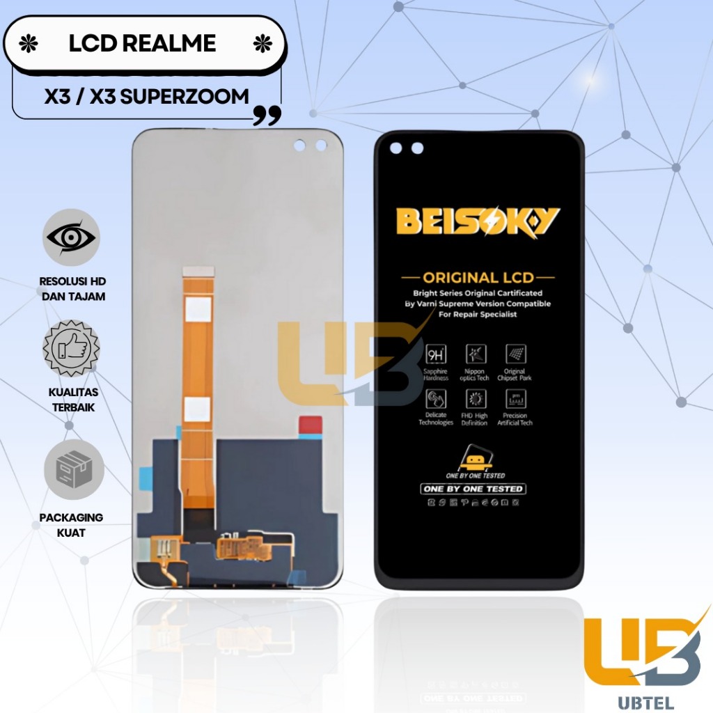 LCD TOUCHSCREEN REALME X3 / OPPO REALME X3 SUPERZOOM / REALME X50 5G FULLSET COMPLETE ORIGINAL
