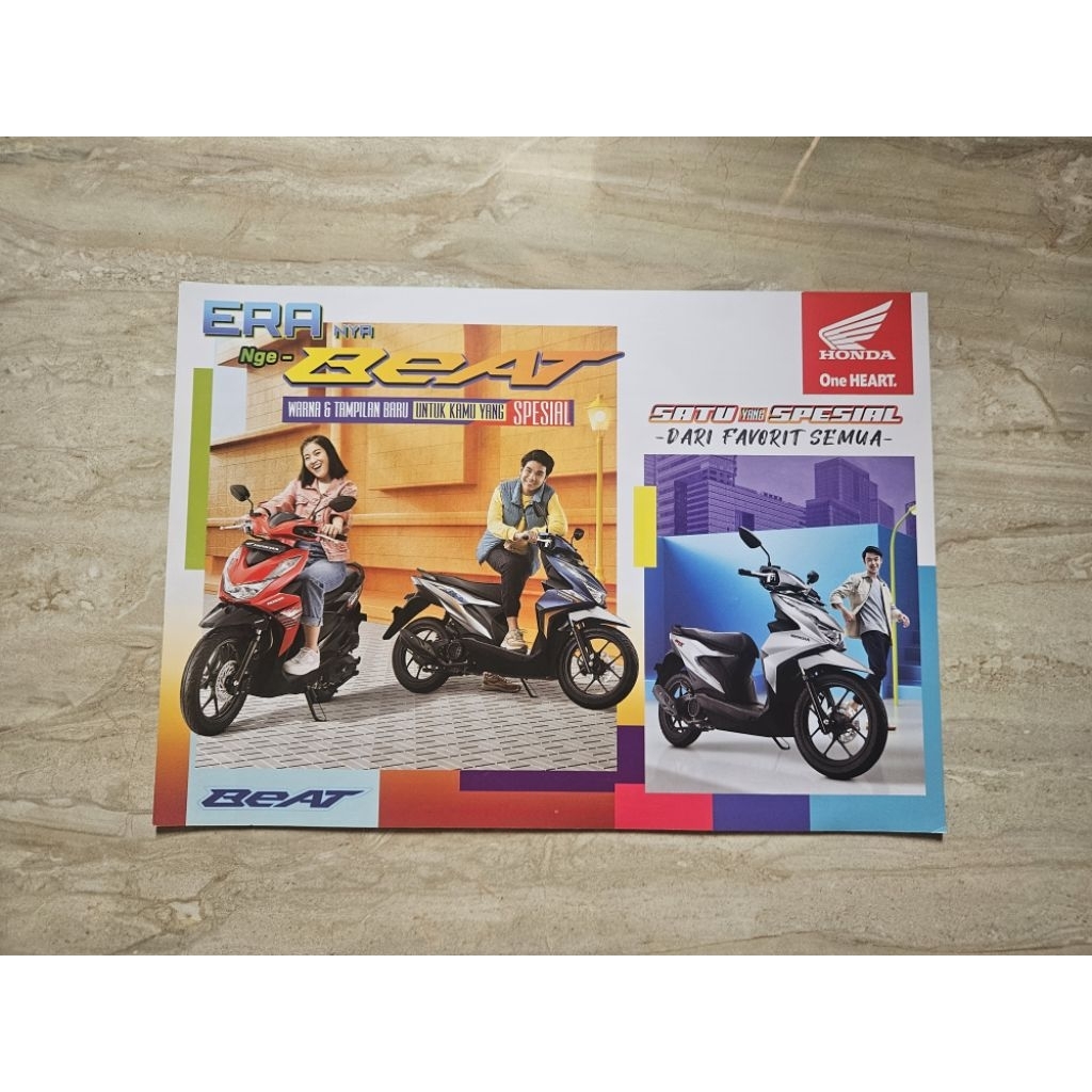 brosur katalog motor honda beat 2021 flyer