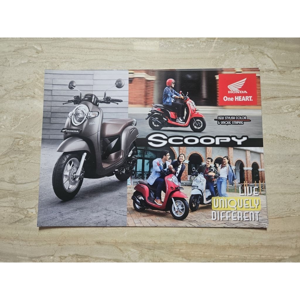 brosur katalog motor honda scoopy 2018 flyer