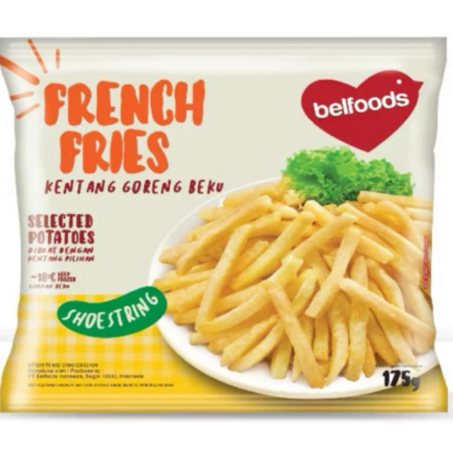 

Belfoods Kentang goreng 175gr