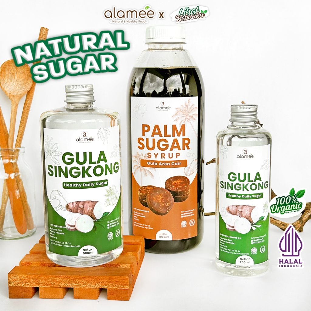 

ALAMEE Gula Aren Cair Singkong Ketela Organik Sirup Pemanis Alami LIHAT KEBUNKU