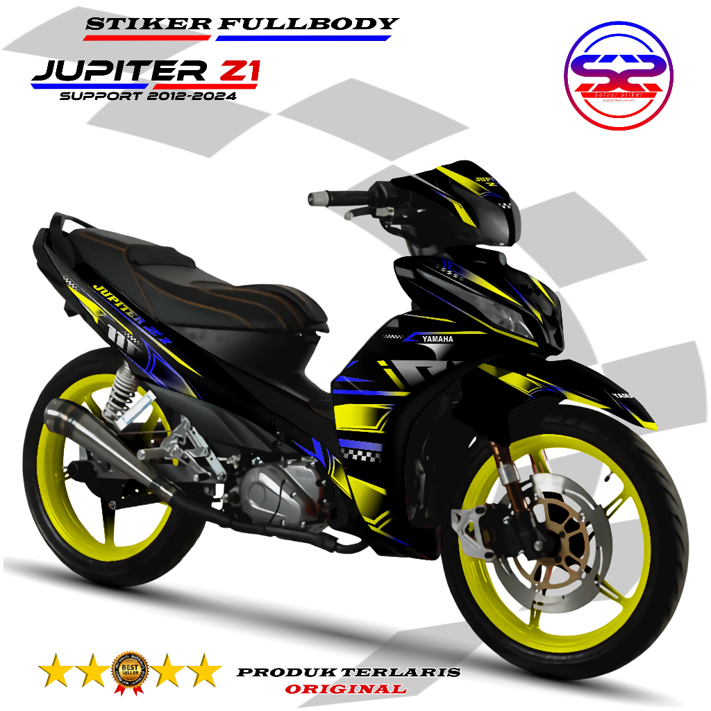 Stiker Decal Fullbody Variasi Motor Jupiter Z1 Stiker Variasi Motor Jupiter Z1