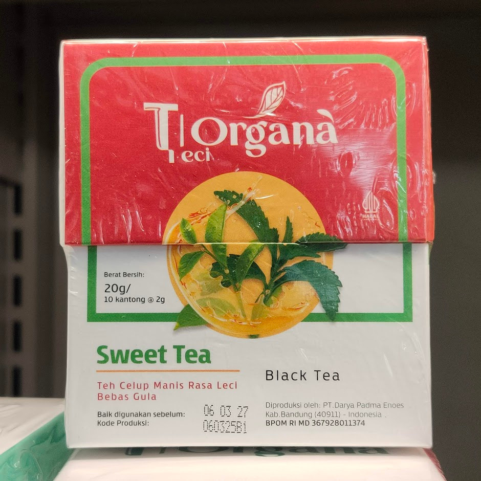 

TEH Tiorgana rasa buah leci / leci tea premium