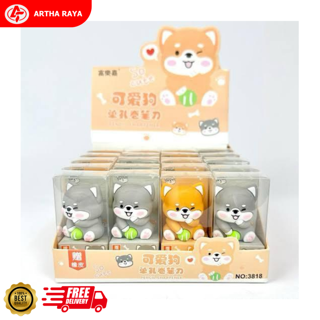 

Peruncing Pensil Karakter Lucu 3D Puppy