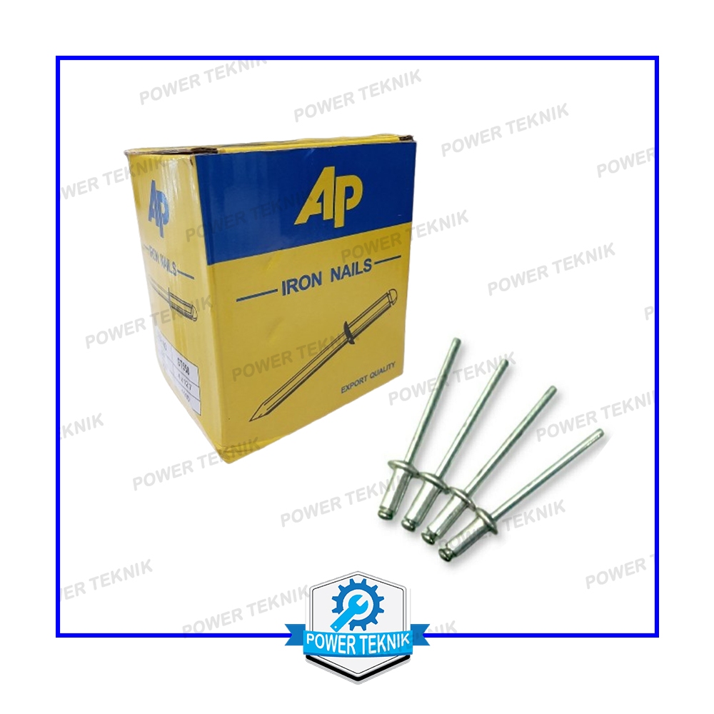 AP Paku Rivet 1 PAK 435 440 450 540 550 640 / Paku Ripet Blind Rivet / Paku Tembak AP 1 Pack