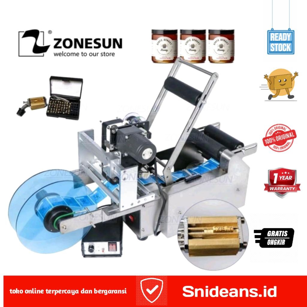 

MT-50D Labelling machine for round bottle with date printer LT-50D