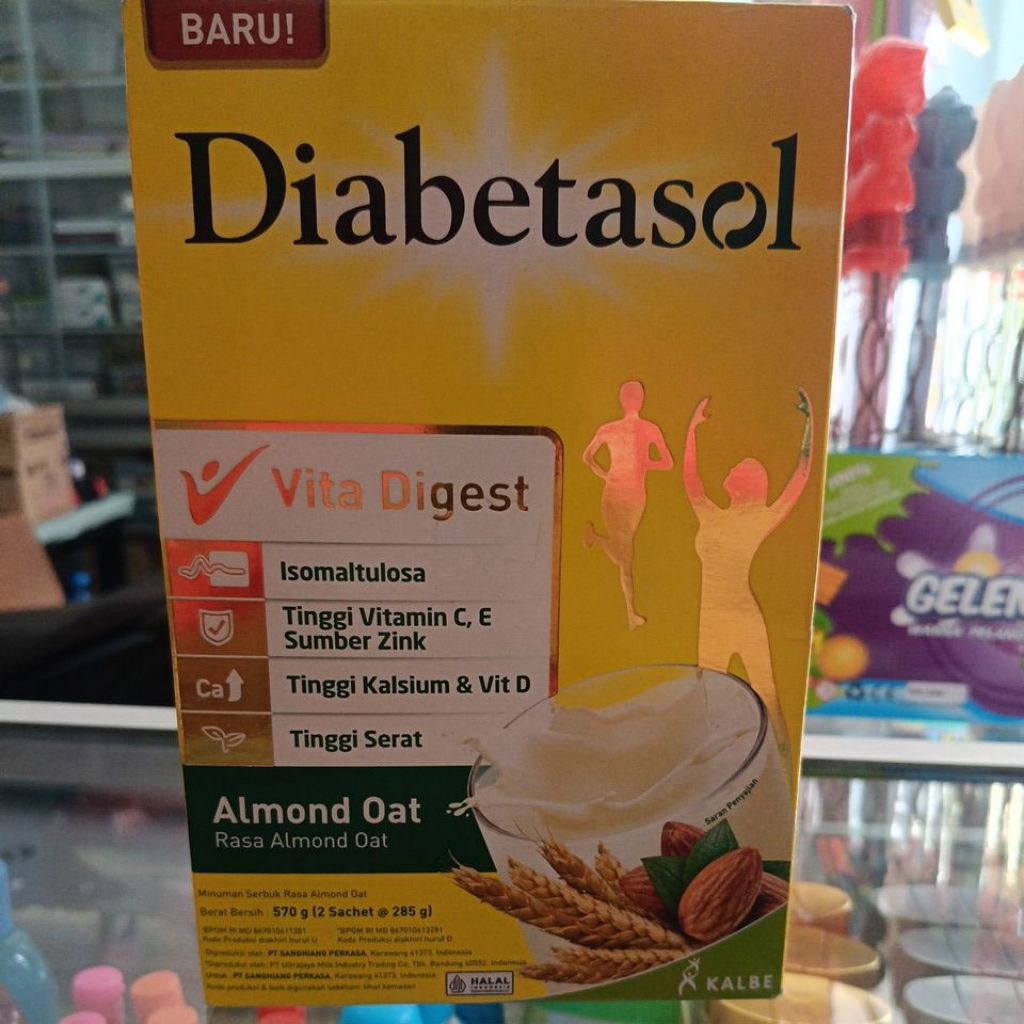 

Diabetasol Almond Oat 570gr (Exp 17/10/25)