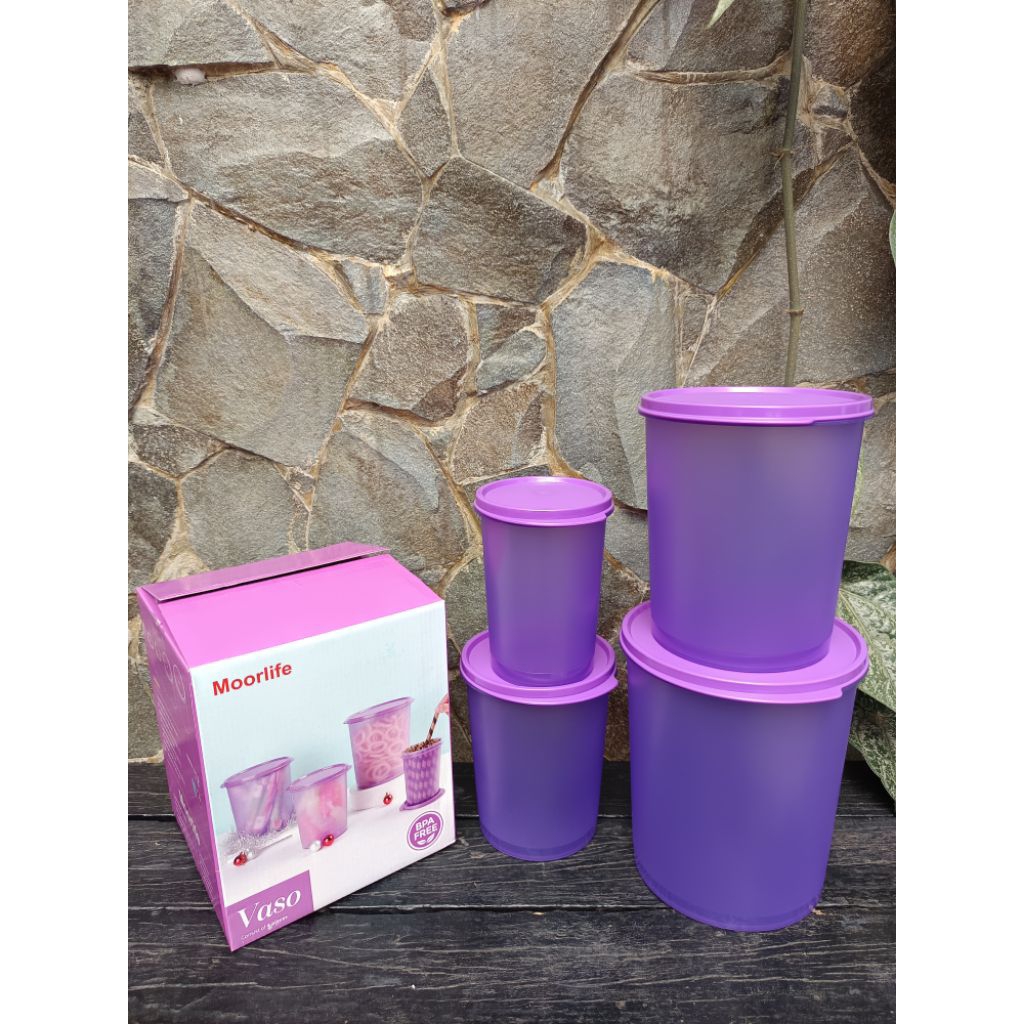 Vaso Canister Set Toples Moorlife With Box