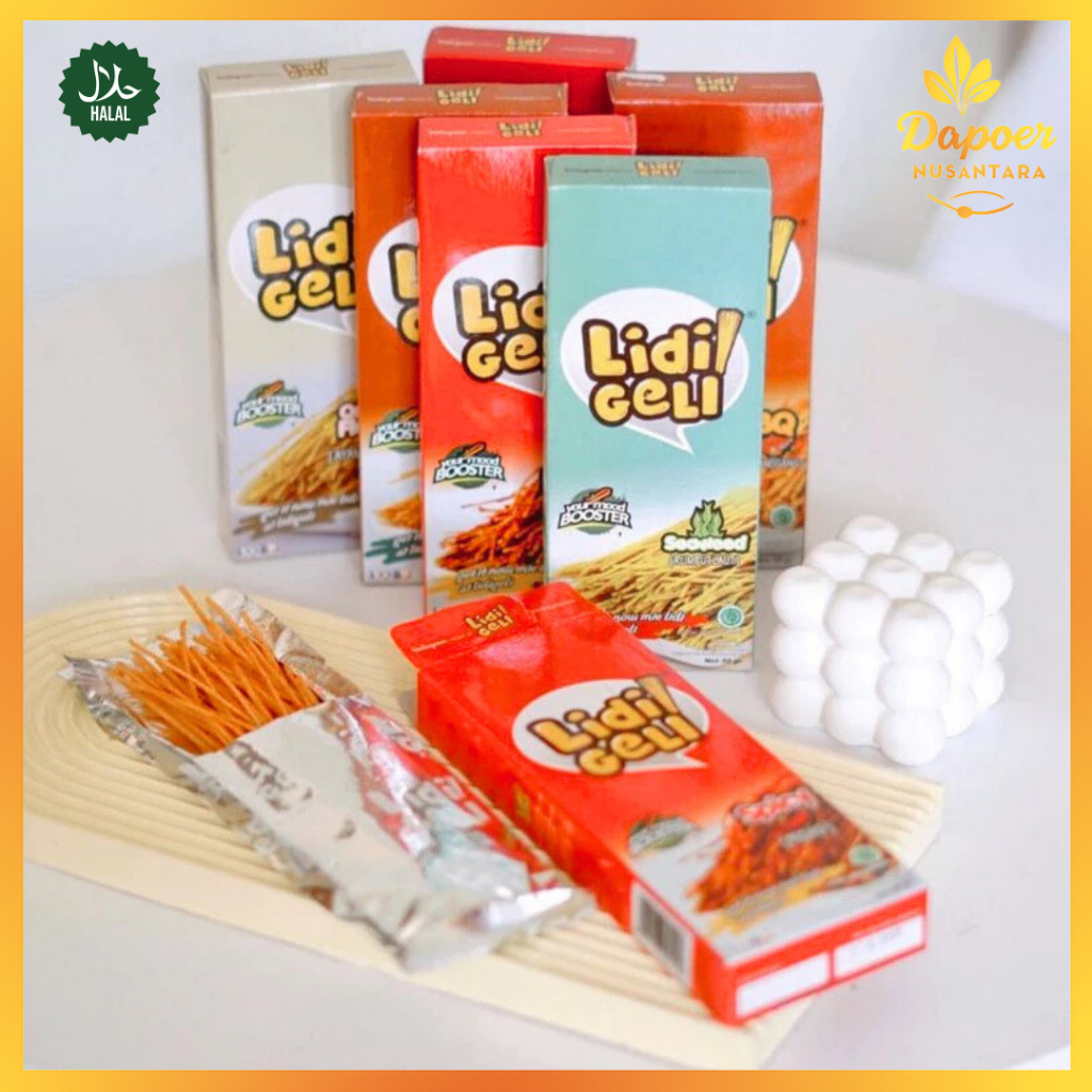 

Mie Lidi Geli Snack Cemilan Pedas Kekinian Viral