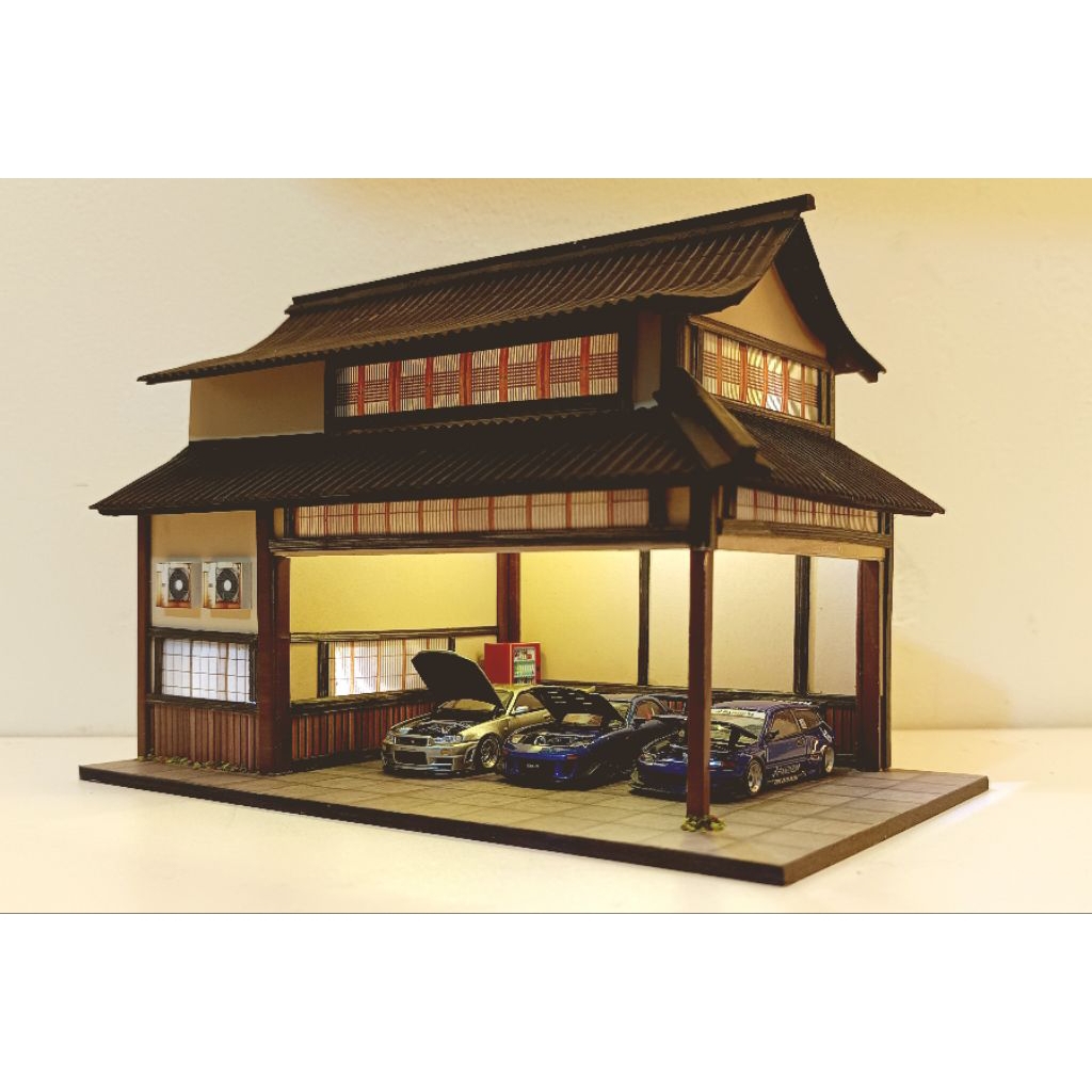 Diorama miniscale hotwheels skala 64 N1