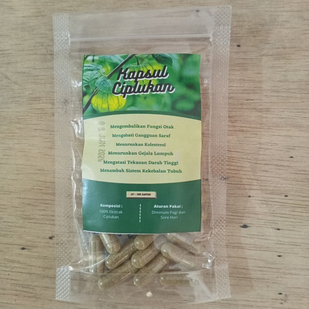 

jamu tradisional kapsul cuplikan isi 50 kapsul mengobati gangguan saraf dan mengembalikan fungsi otak