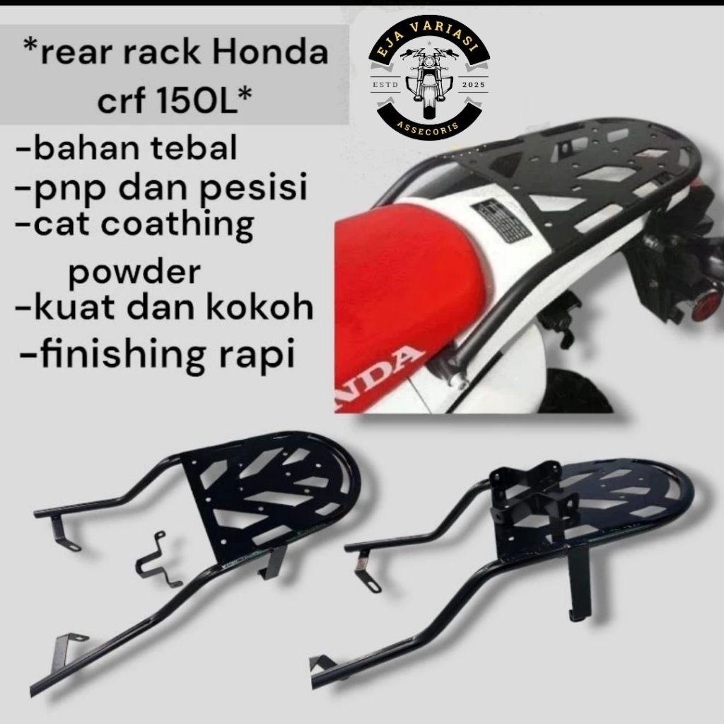 rear rack crf 150 l,behel crf 150 l belakang