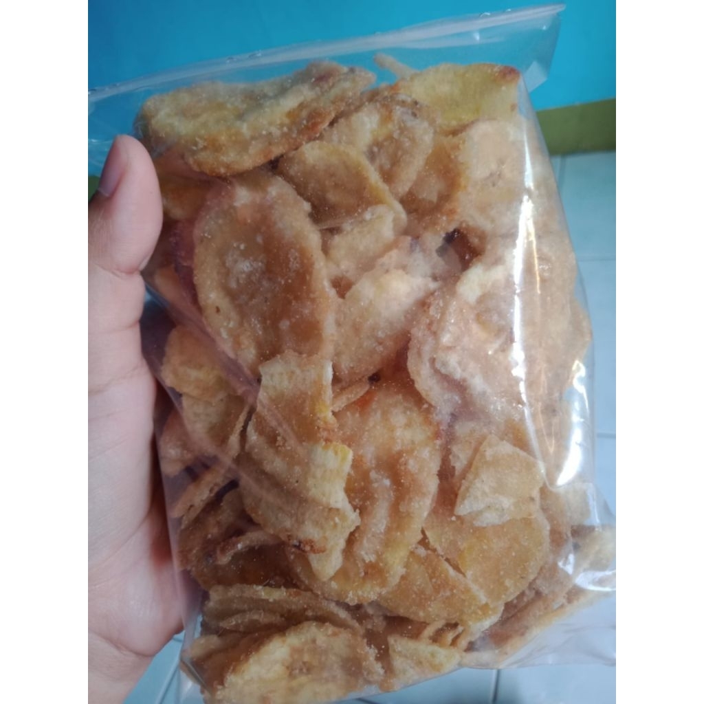

Keripik pisang Manis Cemilan Enak 200 gr