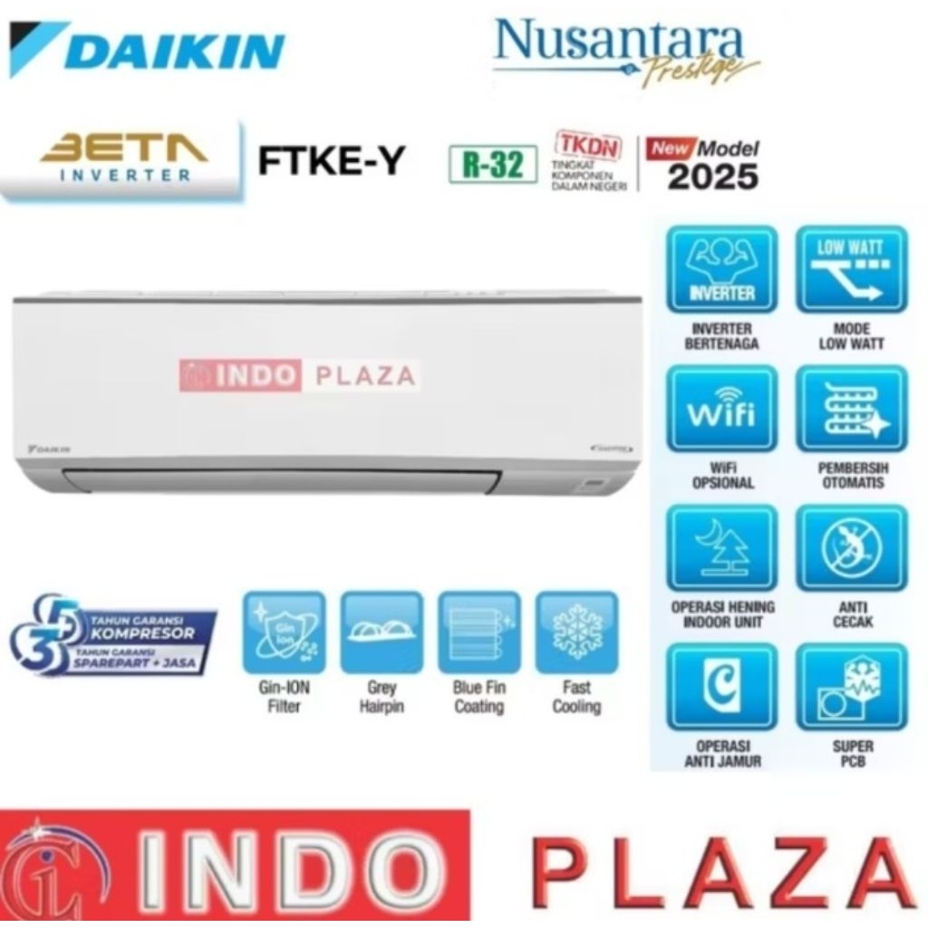 AC DAIKIN BETA INVERTER NUSANTARA PRESTIGE (MEDAN)