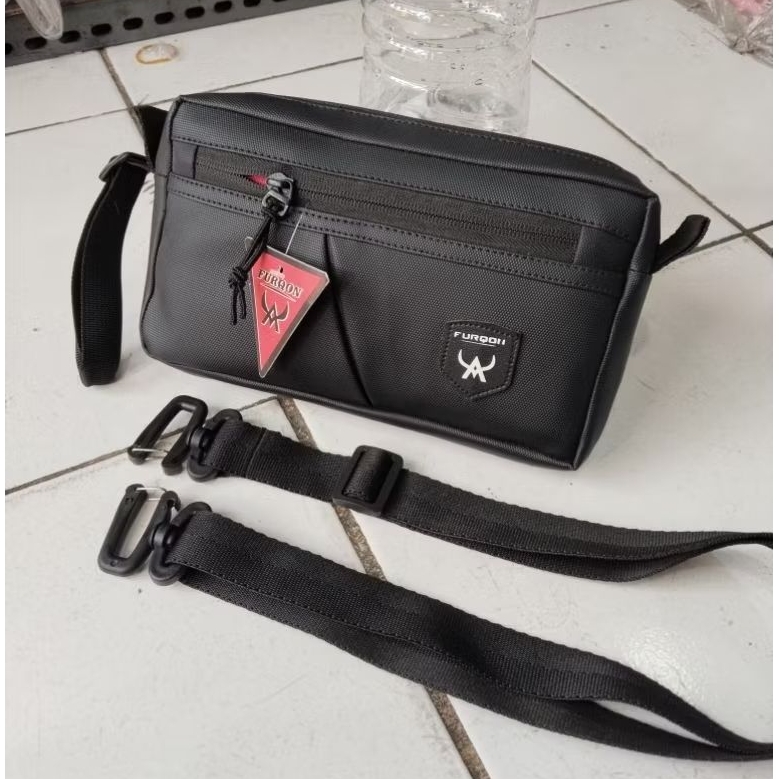 handbag | clutch tas selempang pria waterproof | belakang kantong mika