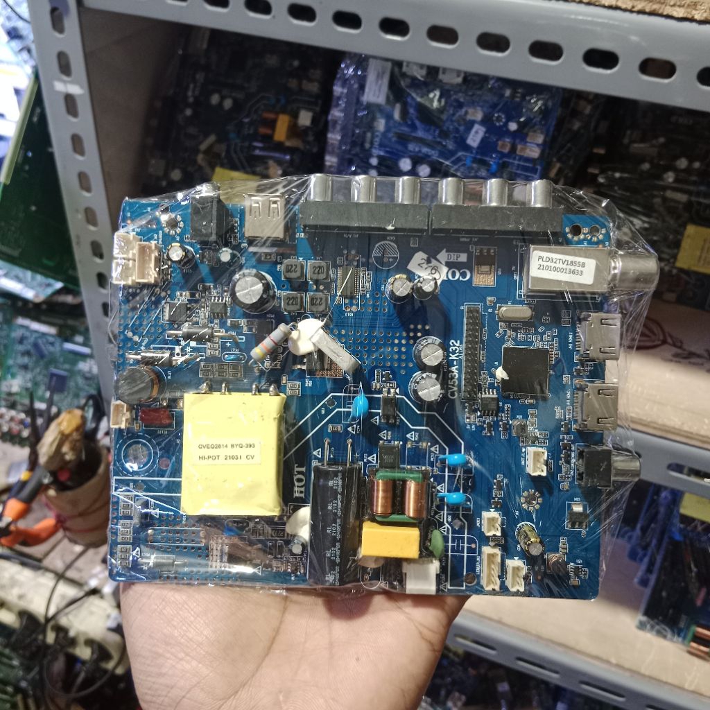 POLYTRON PLD32TV8558 ORI TV LED / MB / MAINBOARD/ MOTHERBOARD / MENBOARD / MOBO / BOARD / MESIN TV L