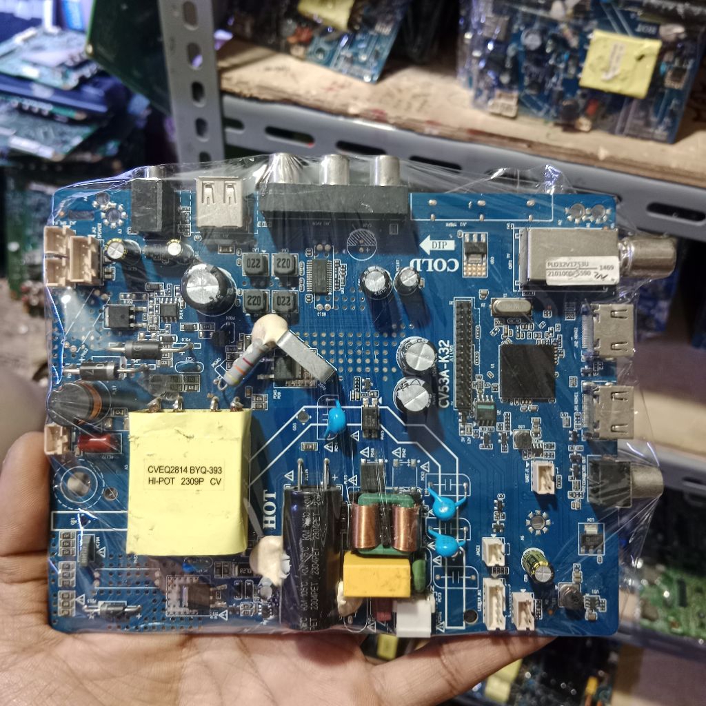 POLYTRON PLD32V1753U ORI DIGITAL TV LED POLYTRON / MB / MAINBOARD / MOTHERBOARD / MENBOARD / MOBO / 