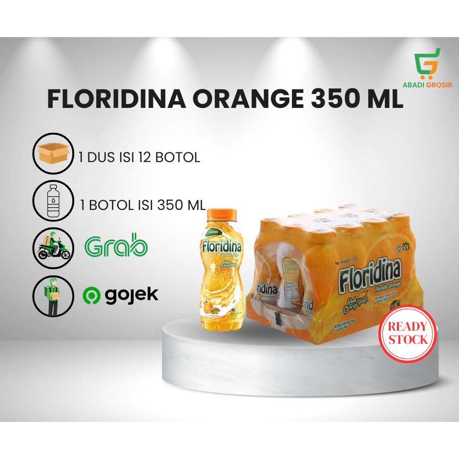 

FLORIDINA ORANGE 350ML ISI 12 BOTOL (1 DUS/1 PACK) MURAH