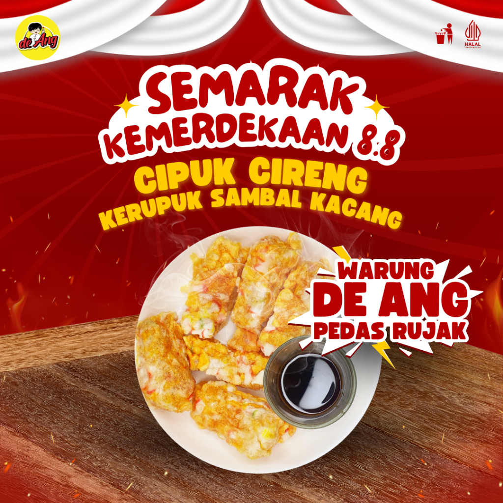 

Cipuk Cireng Kerupuk Sambal Rujak