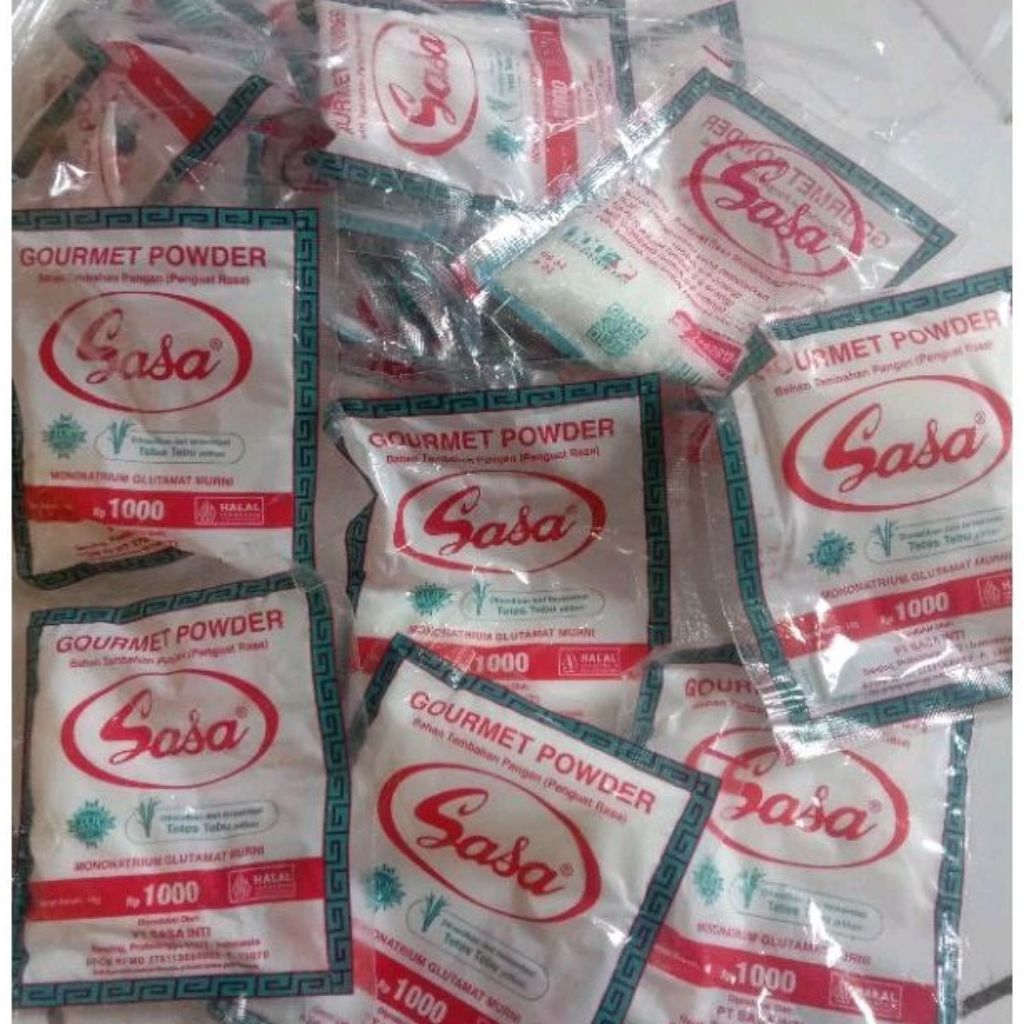

Sasa MSG 1000an ( 2 Pack ) 40 pcs Penyedap Rasa Masakan