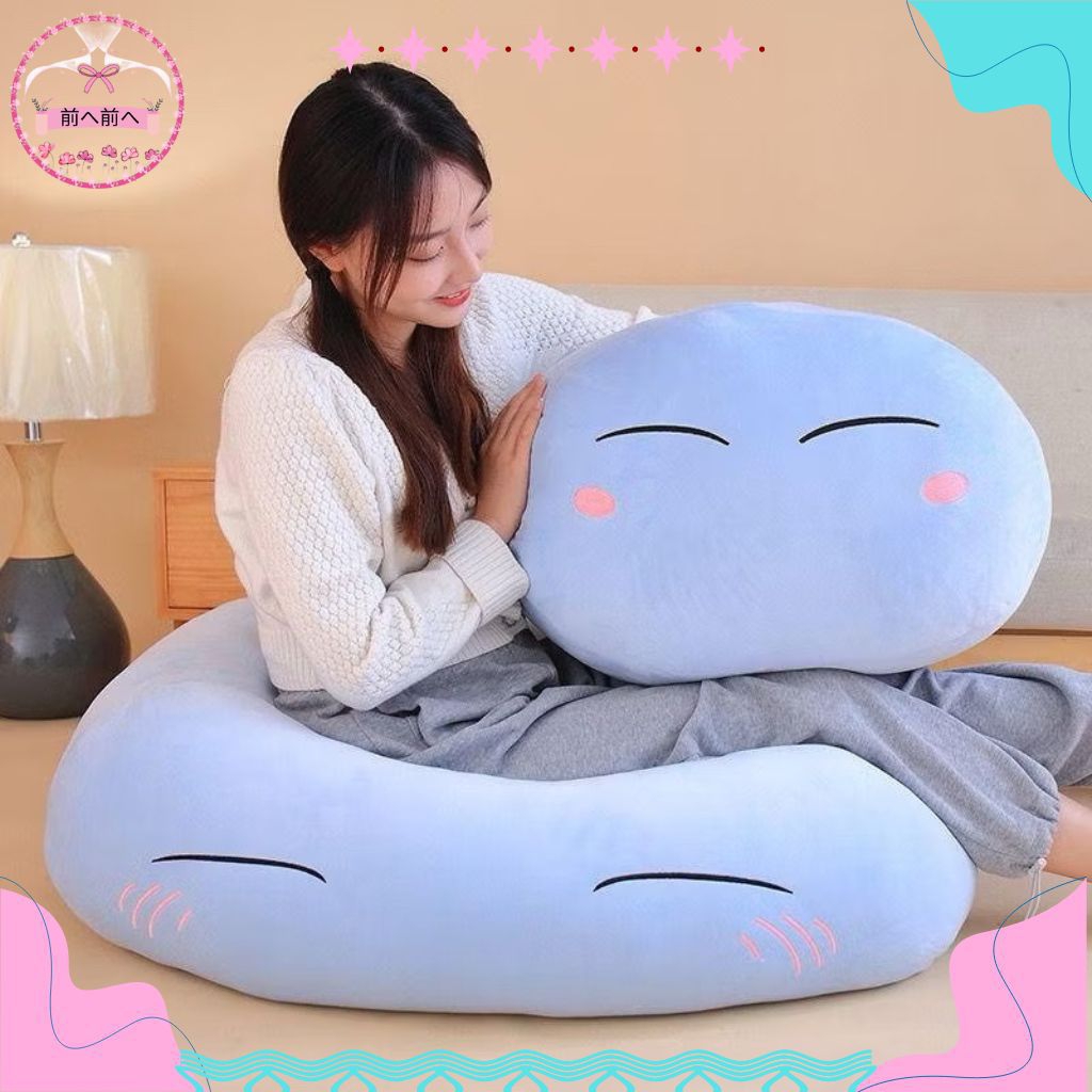Boneka Rimuru Slime Tempest Ball Pillow Ukuran 30 cm