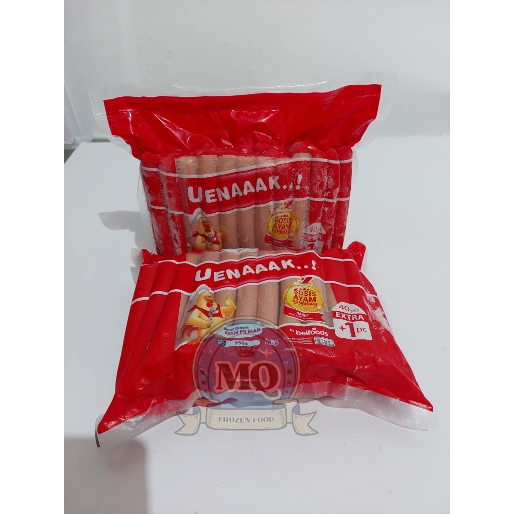 

Uenak sosis ayam 950gr 30 batang long sosis